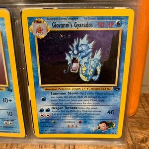 1st Edition 2000 Giovanni’s Gyarados Pokémon Card